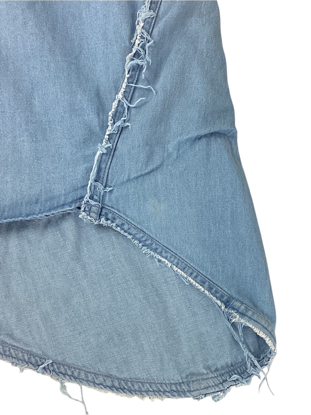 STATE THE LABEL Smock Dress OS Blue Denim Cotton Oversized Button Front Tunic - Picture 8 of 13